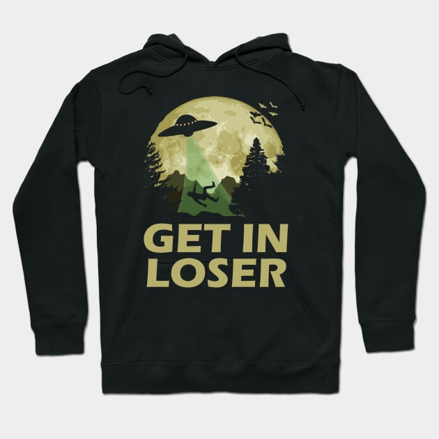 Get in Loser Hoodie by Nerd_art